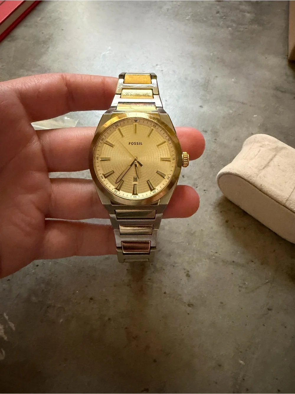 Fossil Stainless Steel Two Tone Watch